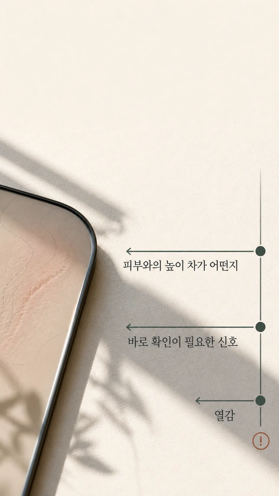 같은 자국처럼 보여도 경과 정리 노트