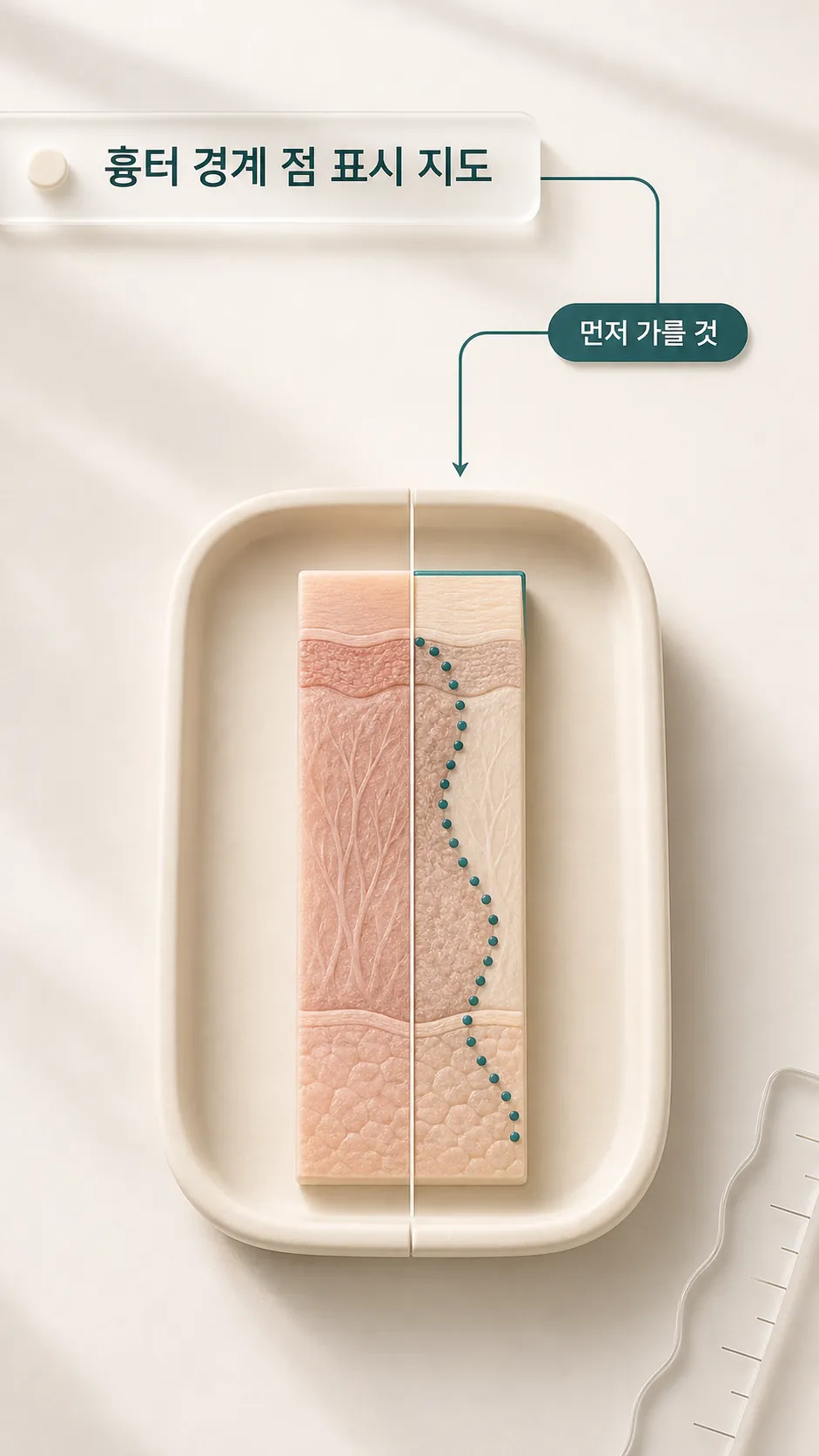흉터 경계 점 표시 지도