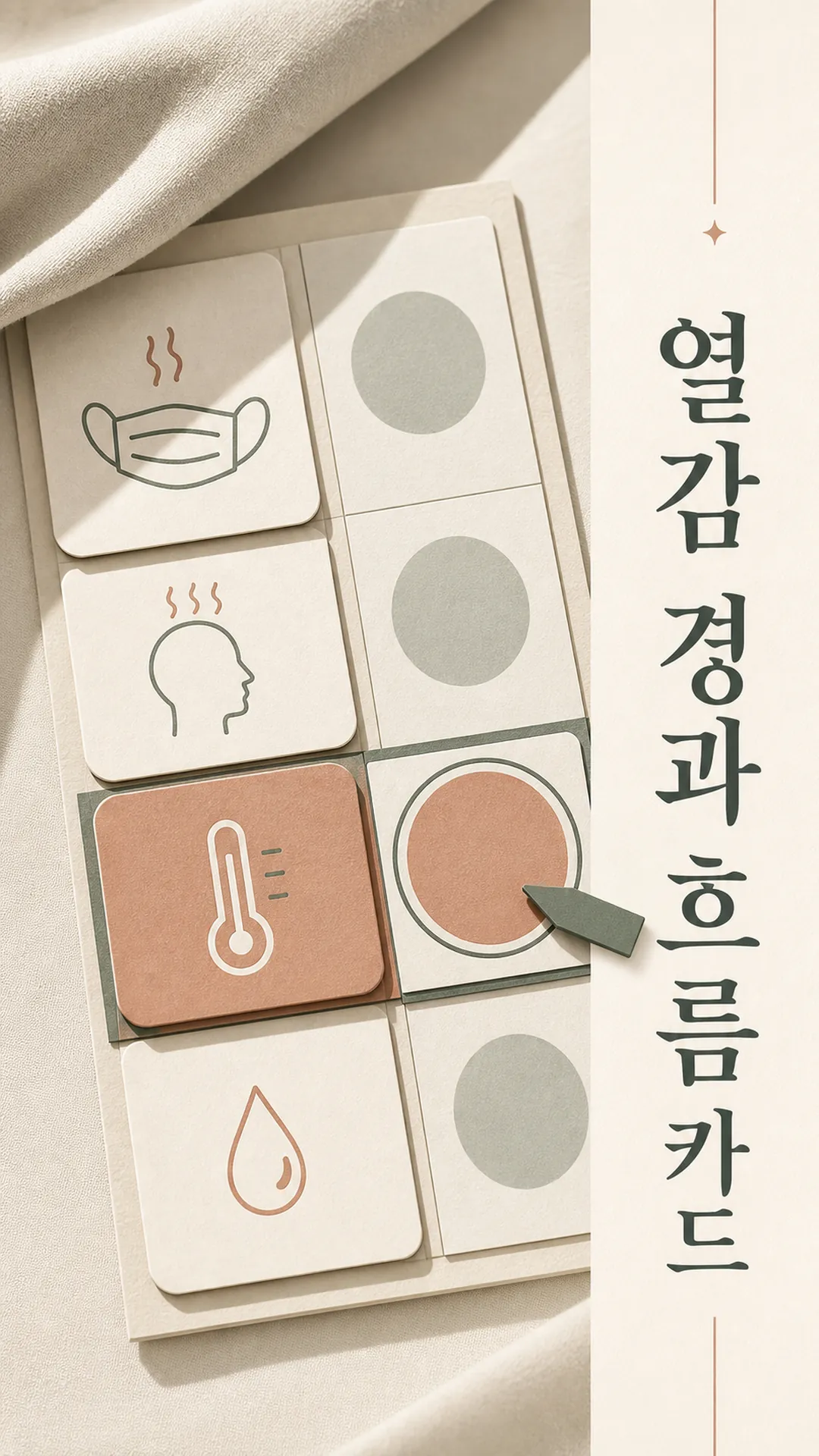열감 경과 흐름 카드