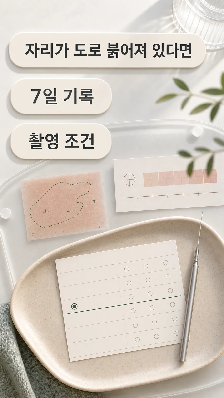 40대 염증성 여드름흉터 깊이·시점·회복 기준 3라벨 요약