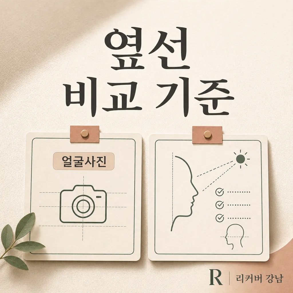 썸네일 - 선정릉 얼굴 사진, 정면보다 옆선 비교