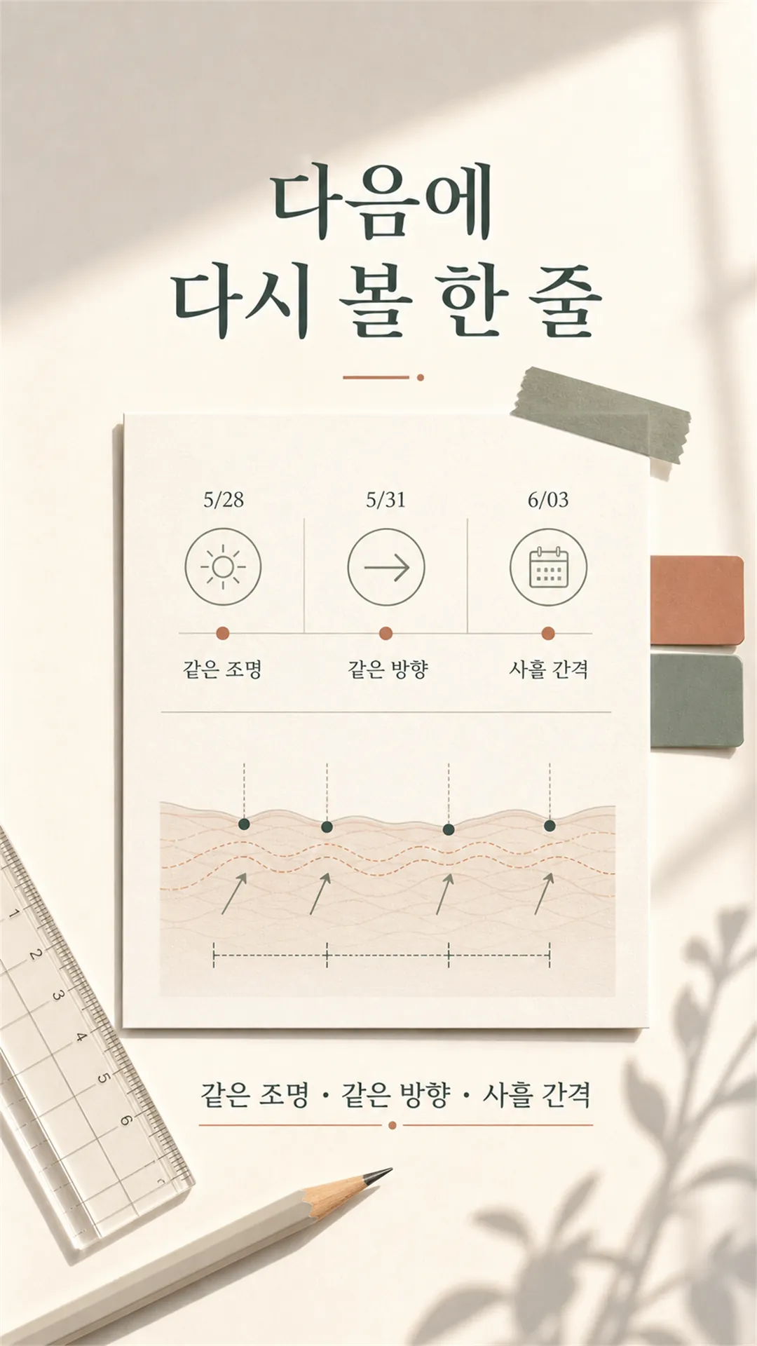 다음 관찰 시점 카드 마무리