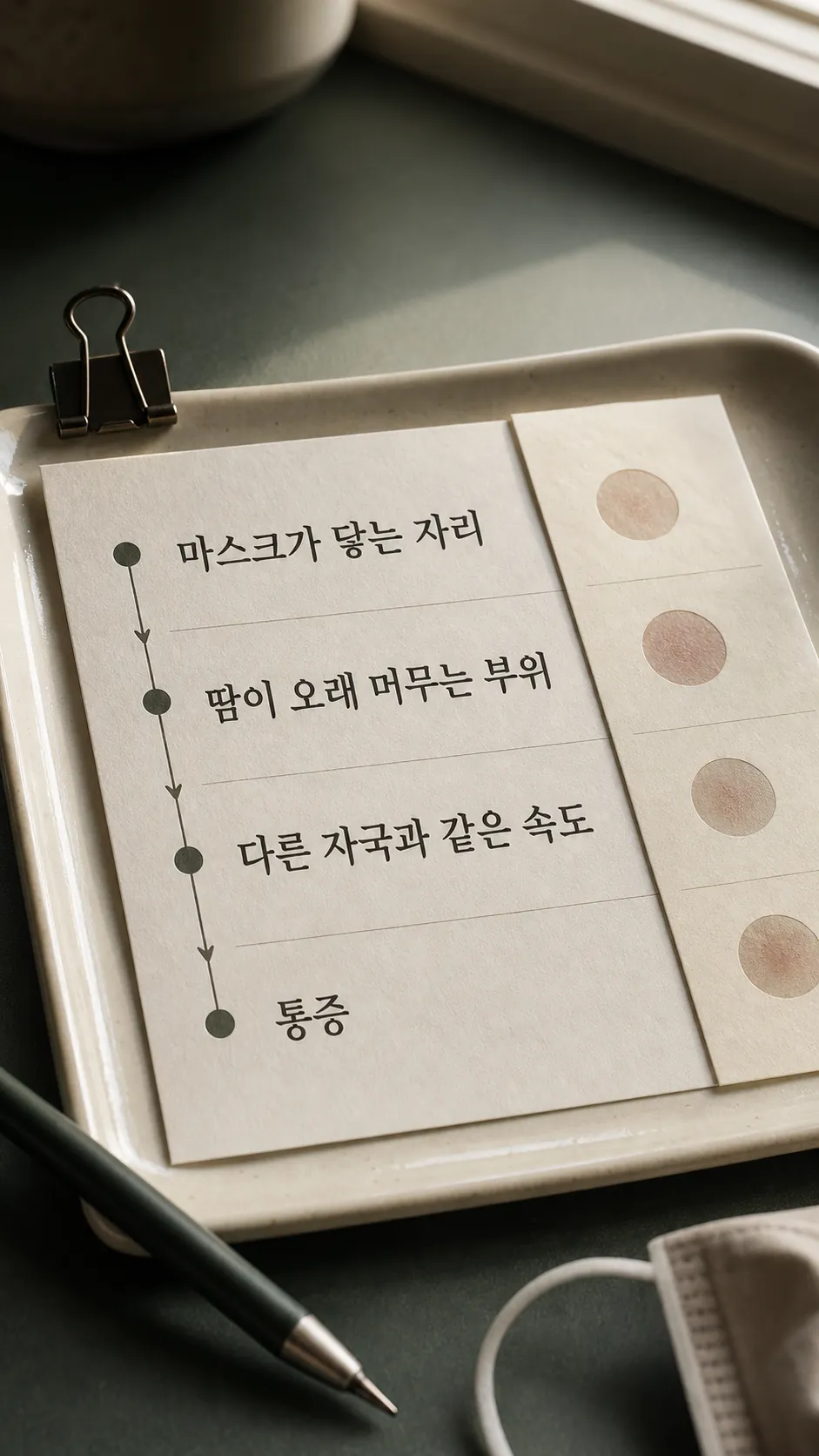 회복 시간보다 생활 자극의 경과 정리 노트