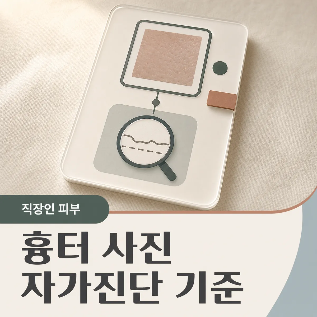 썸네일 - 직장인 흉터 자가진단, 사진에서 먼저 나눠볼 차이