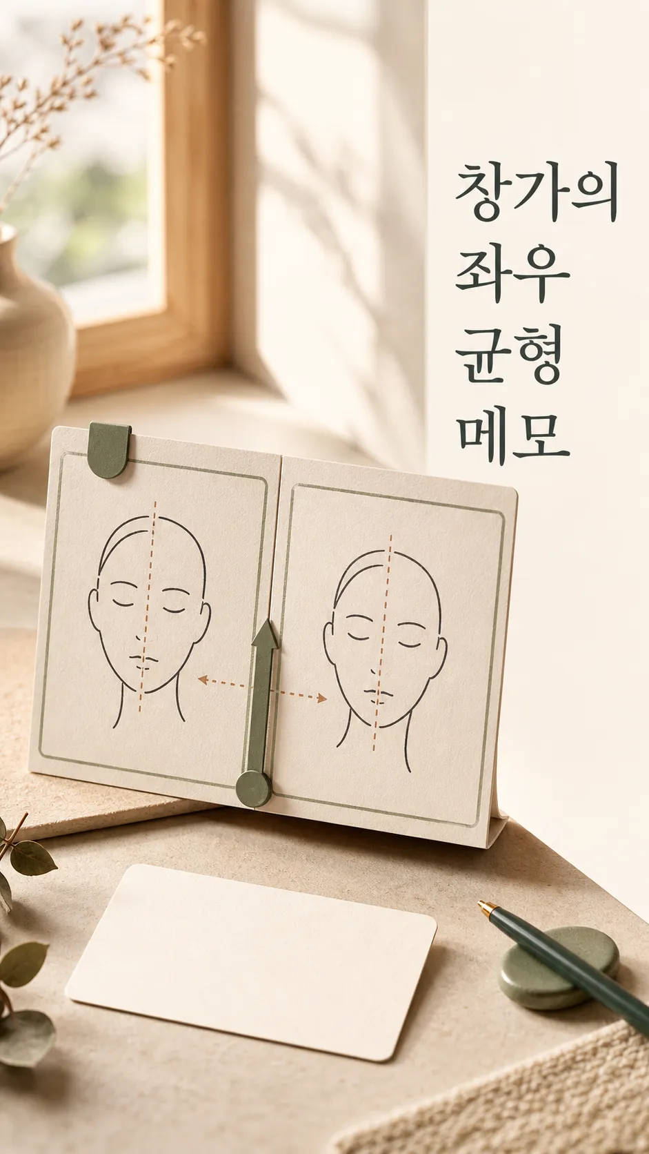 창가의 좌우 균형 메모