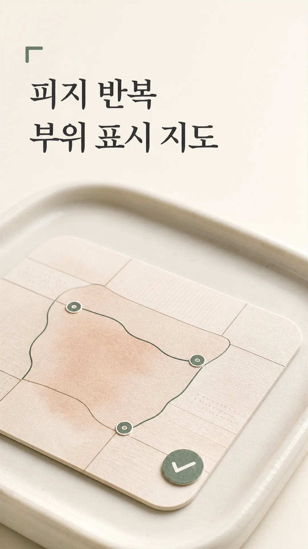 피지 반복 부위 표시 지도