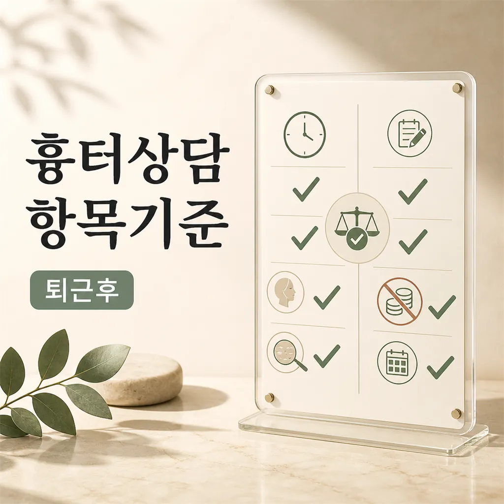 썸네일 - 선릉역 퇴근 후 흉터 상담, 비용보다 나눌 항목