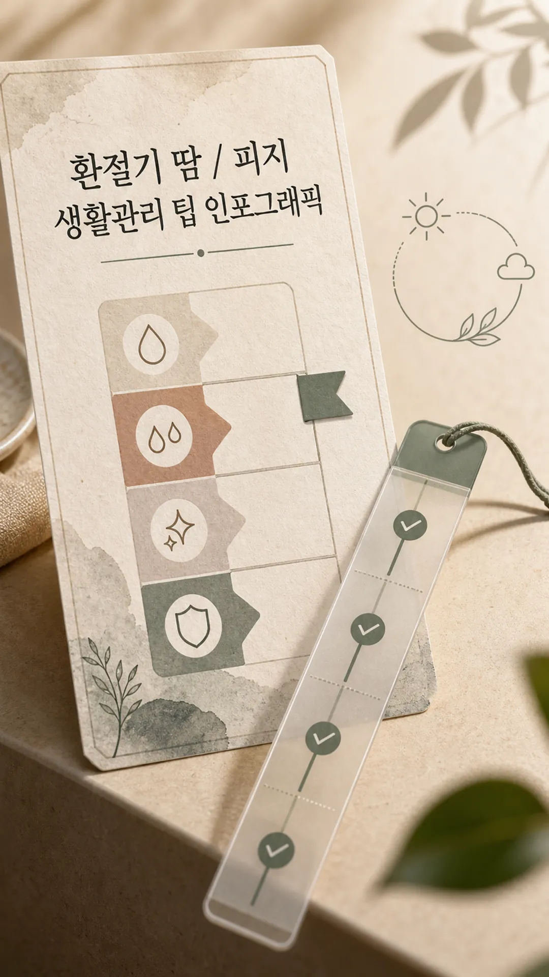 환절기 땀·피지 생활관리 팁 인포그래픽