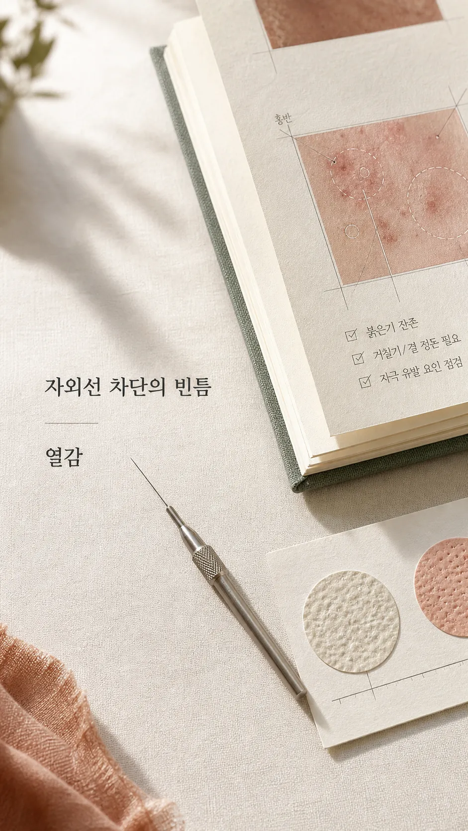 생활 속 자극은 이렇게 구분해 질감 확대 장면