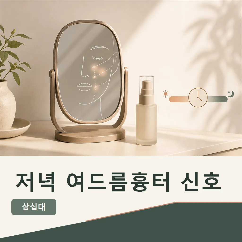 썸네일 - 30대 여드름흉터 종류, 하루 중 심해지는 시간대가 있다면