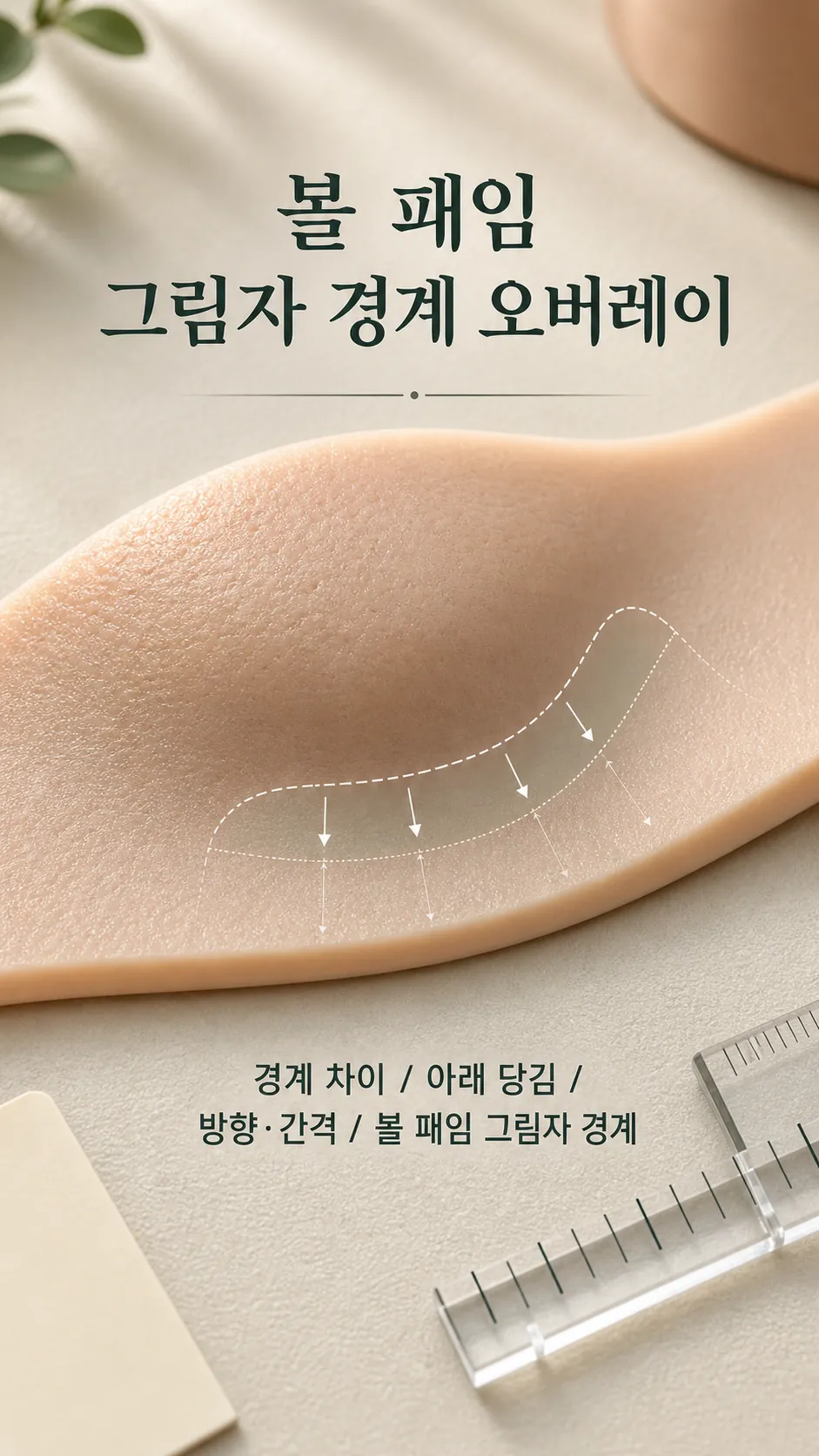 볼 패임 그림자 경계 오버레이