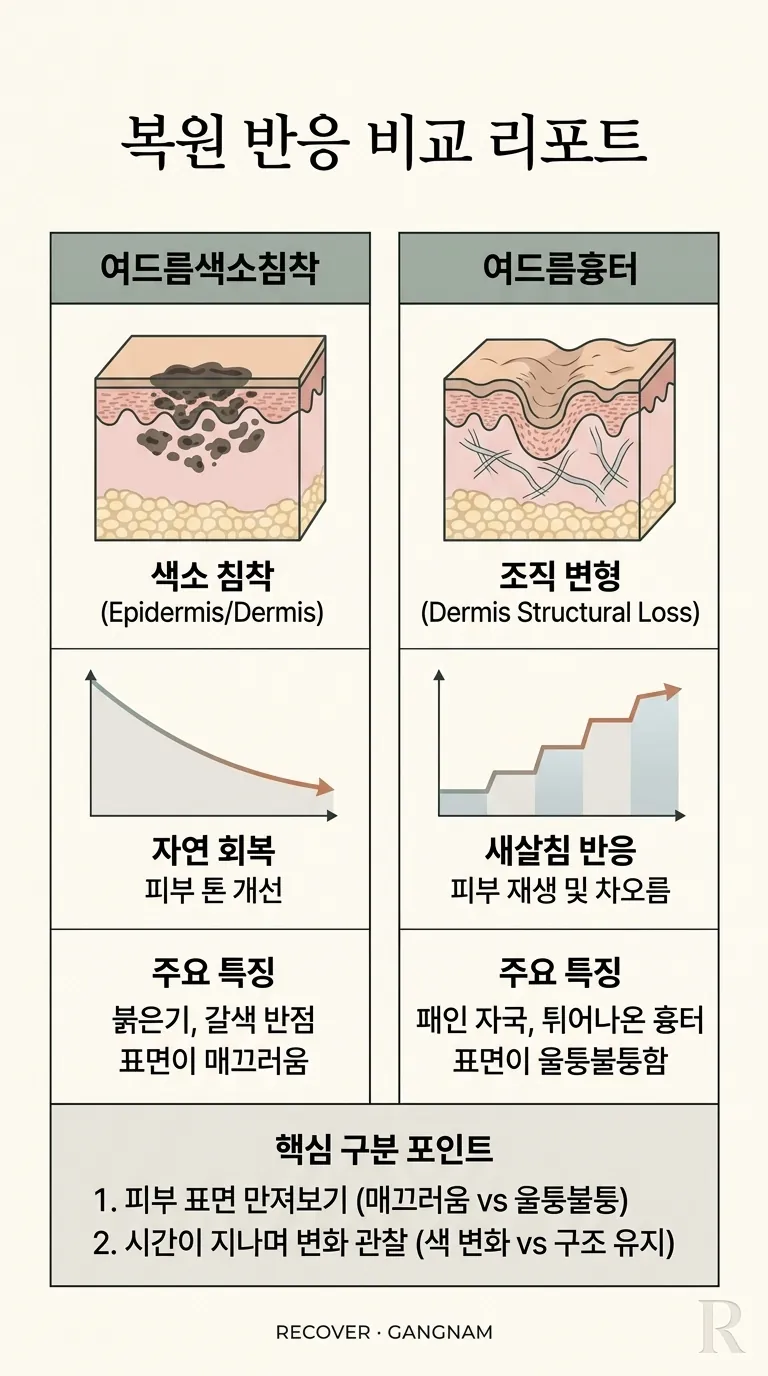 복원 반응 비교 리포트