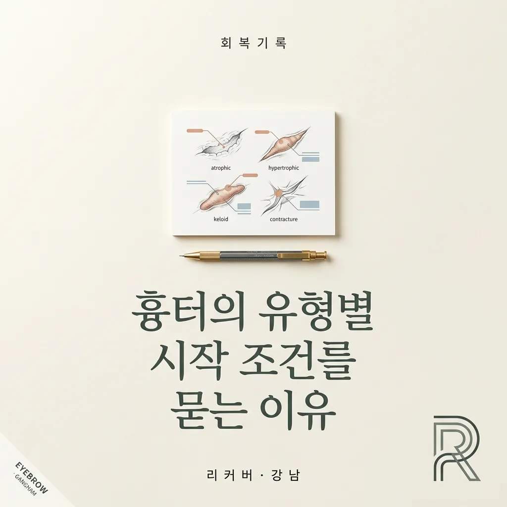 썸네일 - 강남 선릉역 피부 상담에서 흉터의 유형별 시작 조건을 묻는 이유