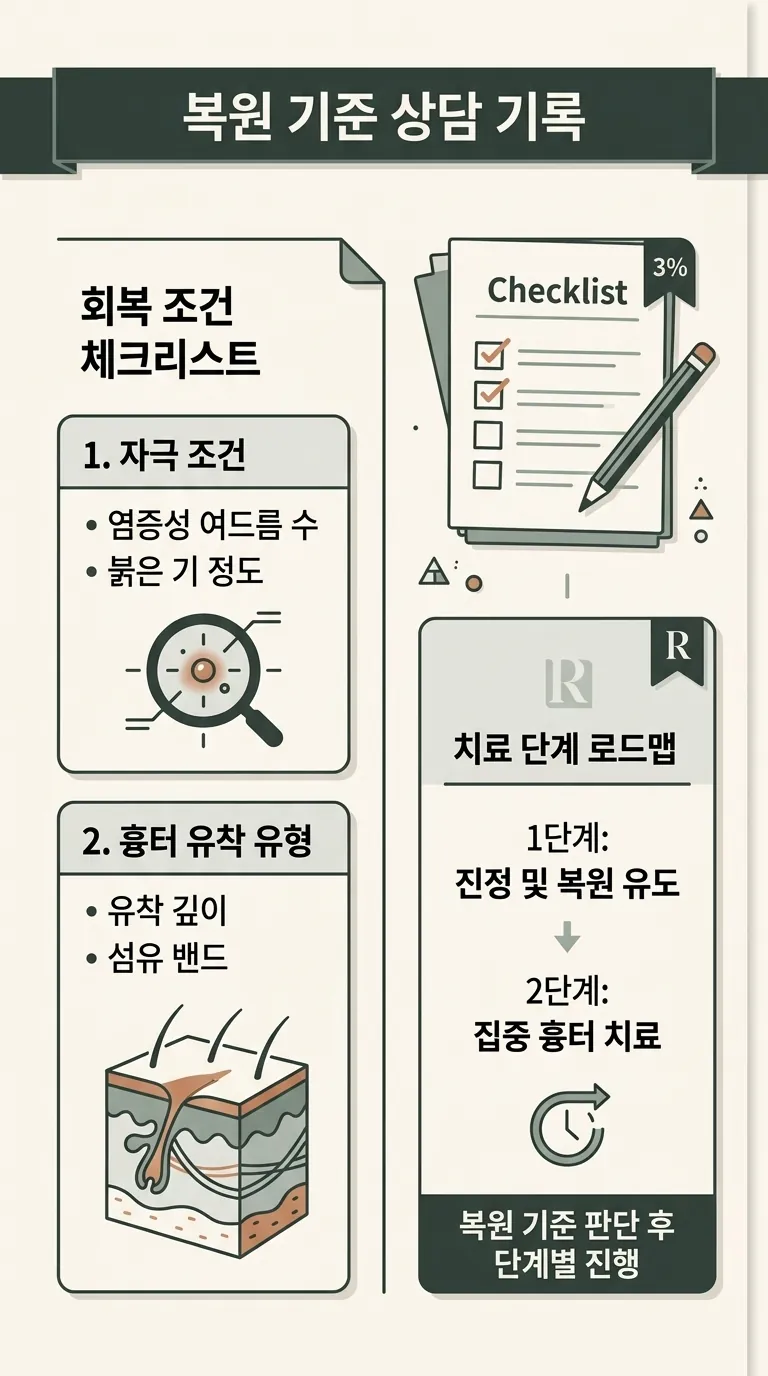 복원 기준 상담 기록
