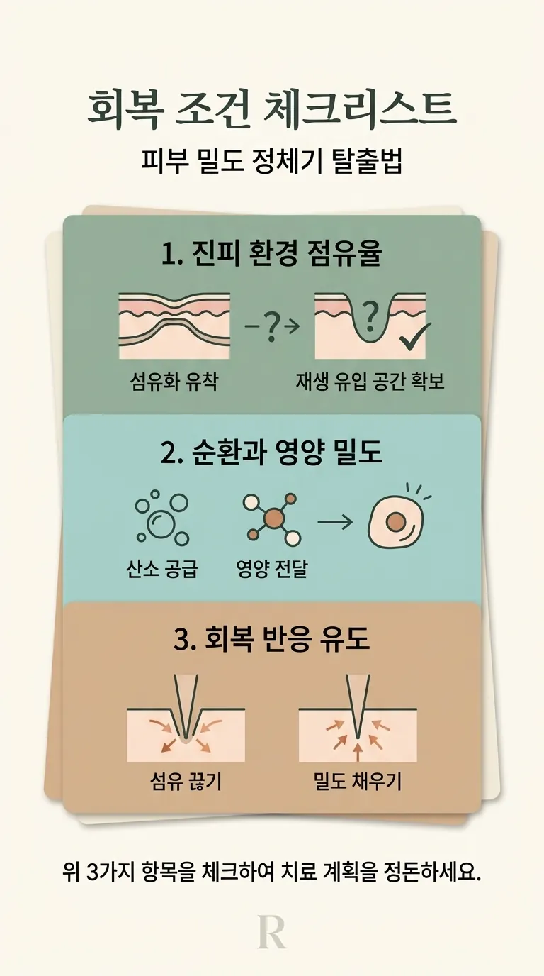 회복 조건 체크리스트