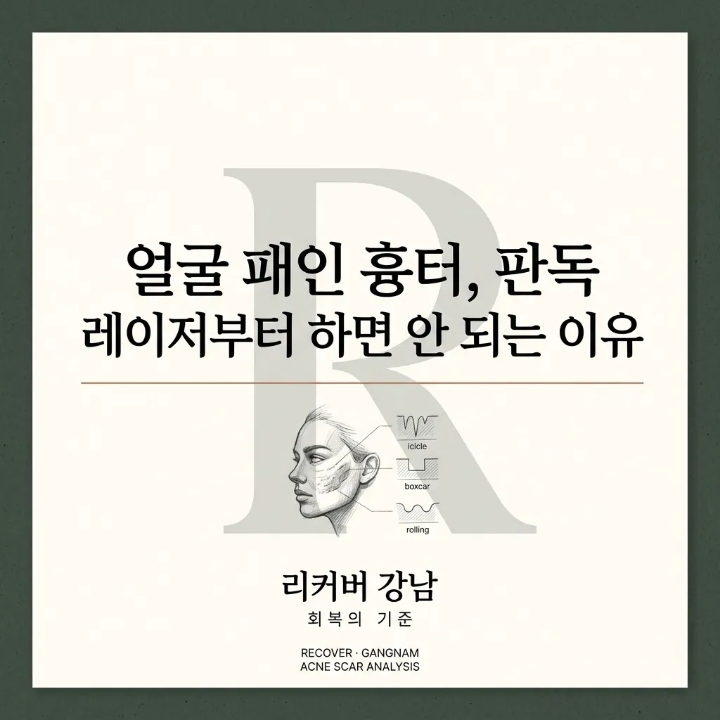 썸네일 - 얼굴 패인 흉터, 레이저 상담 전 구조와 촬영 조건을 함께 보는 이유