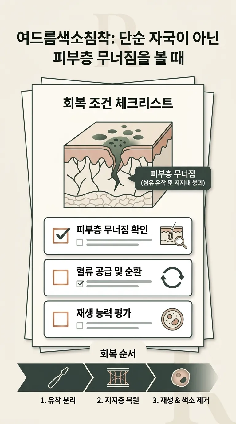 회복 조건 체크리스트