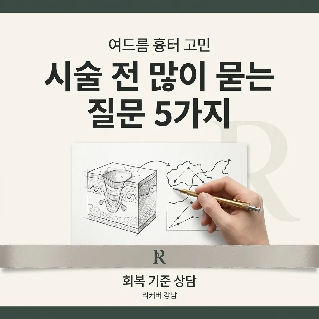썸네일 - 강남 선릉에서 여드름 흉터 고민하는 분들이 시술 전 제게 묻는 질문들