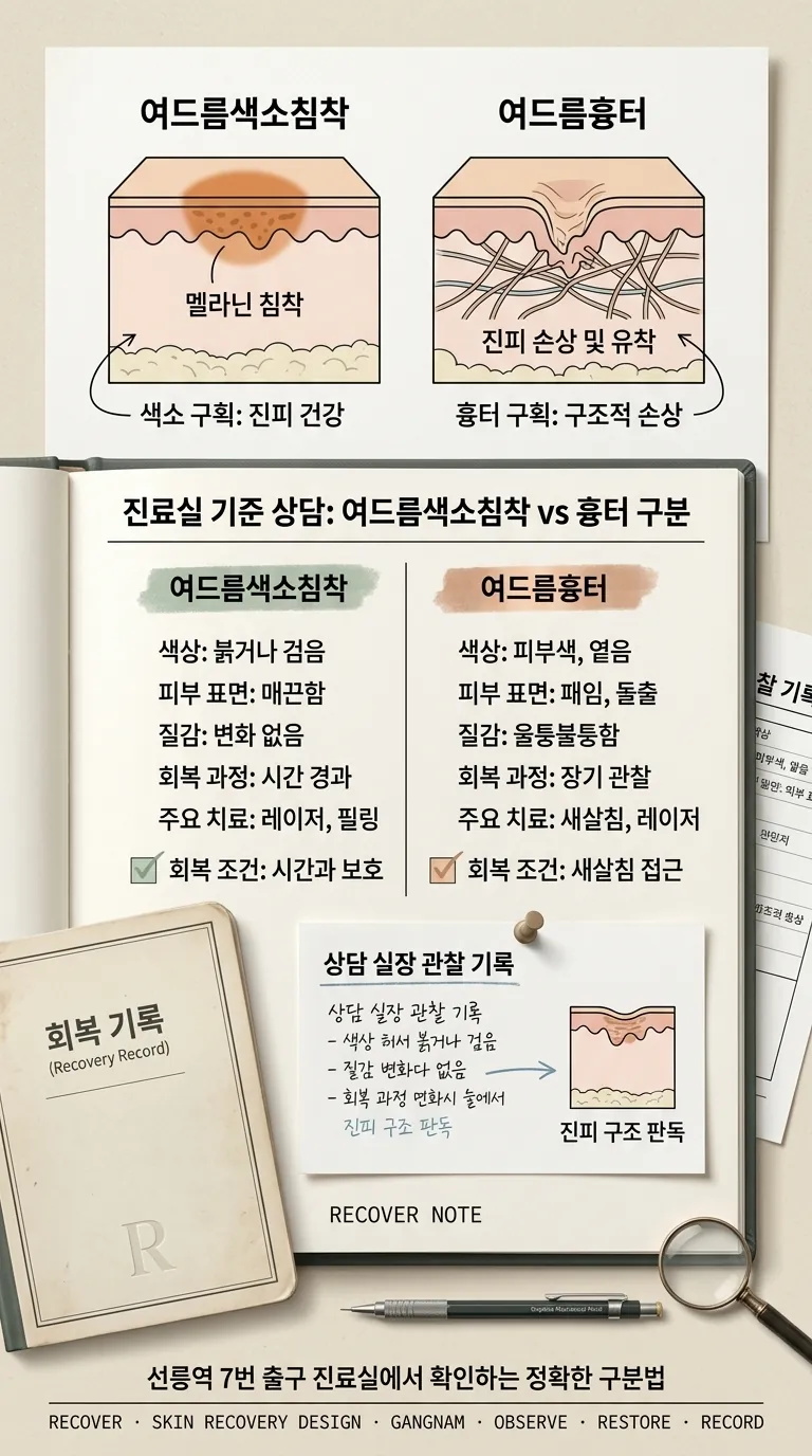 회복 조건 체크리스트
