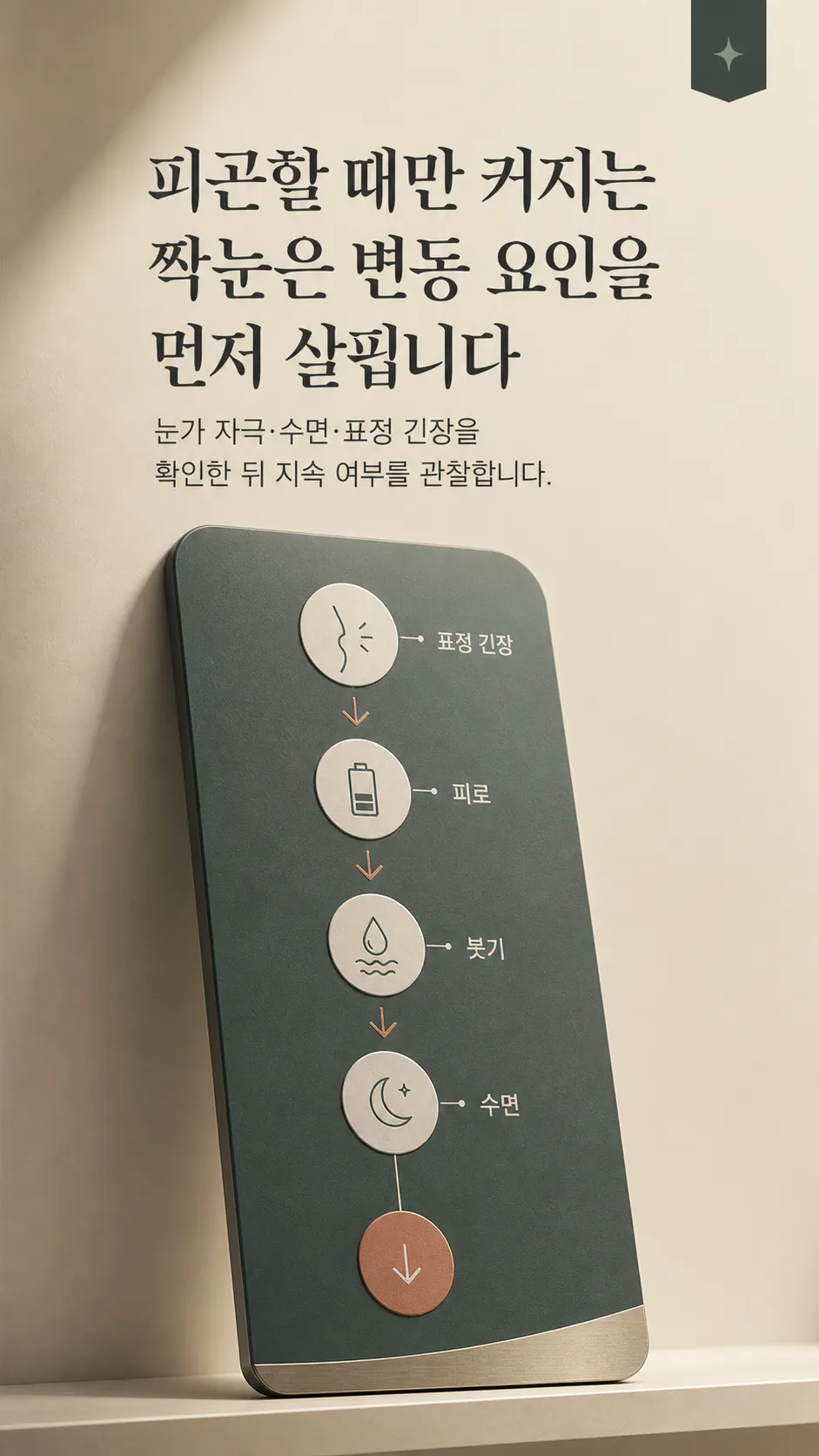 생활 신호 변화 관찰 타임라인