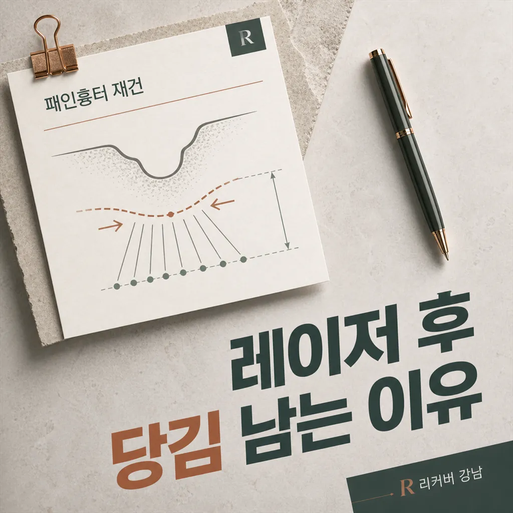 썸네일 - 30대 패인흉터, 레이저 여러 번 했는데 왜 아래 당김이 남을까