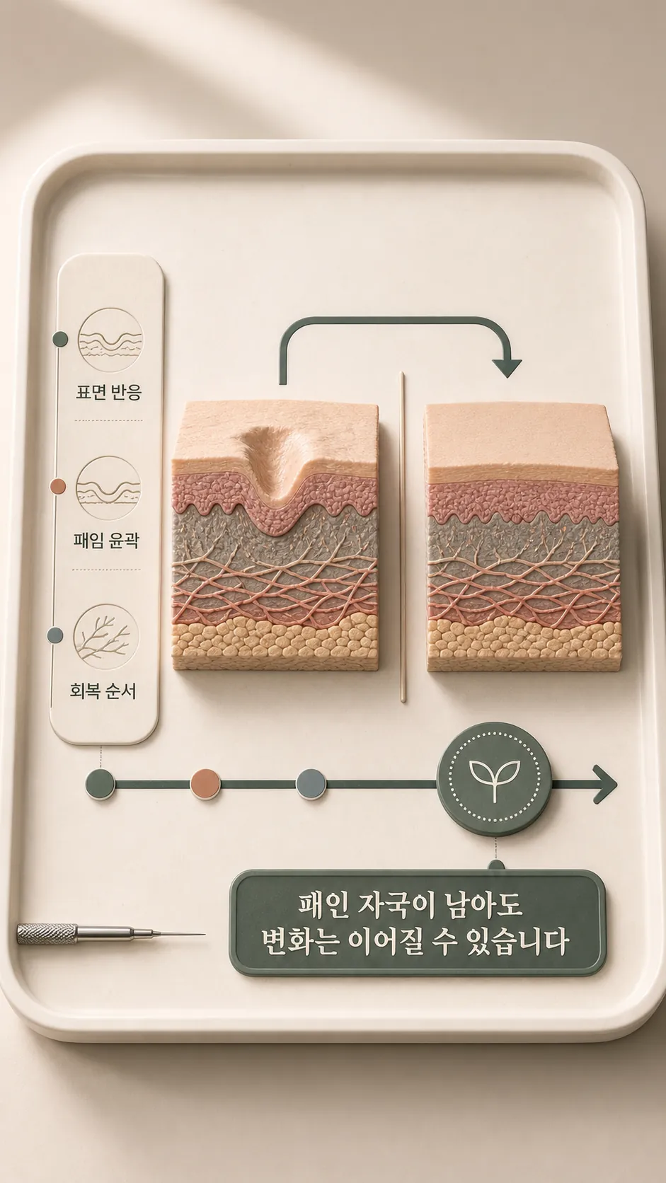 회복 순서와 다음 접근 시점 흐름도