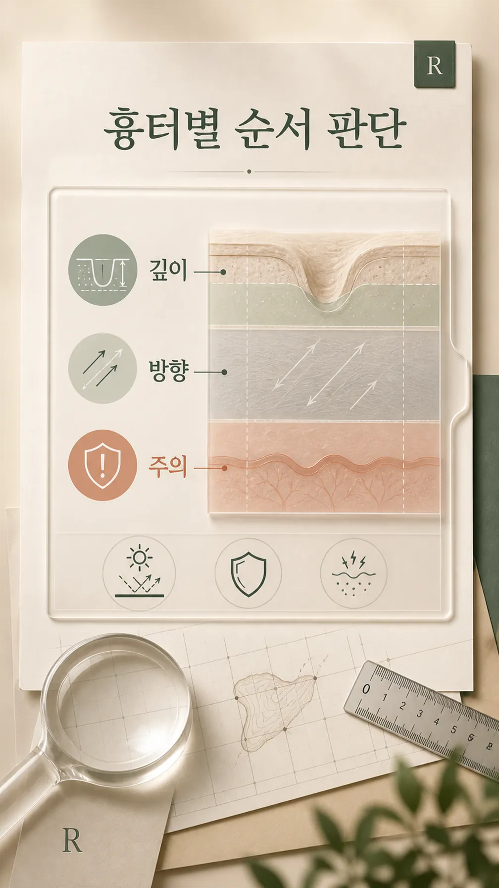면도·자외선 자극 생활 장면
