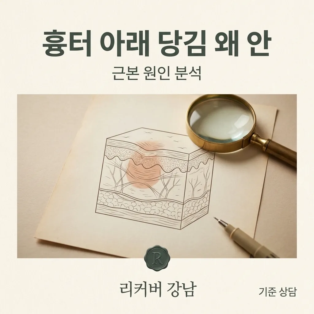 썸네일 - 강남 내 모공 여드름 흉터 아래 당김, 왜 시술만으로 풀리지 않을까요?
