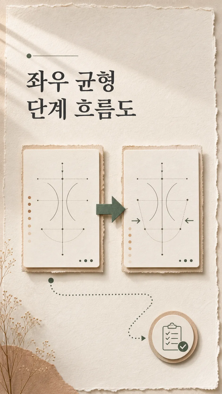 좌우 균형 단계 흐름도
