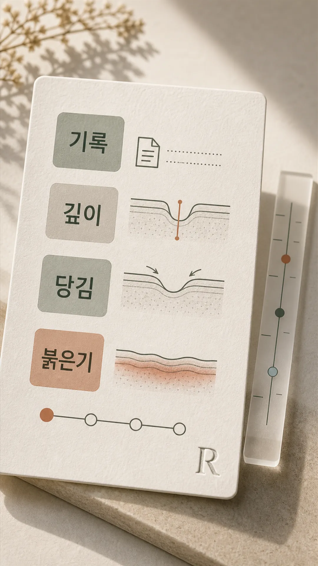 창가 햇살 비치는 차분한 정물