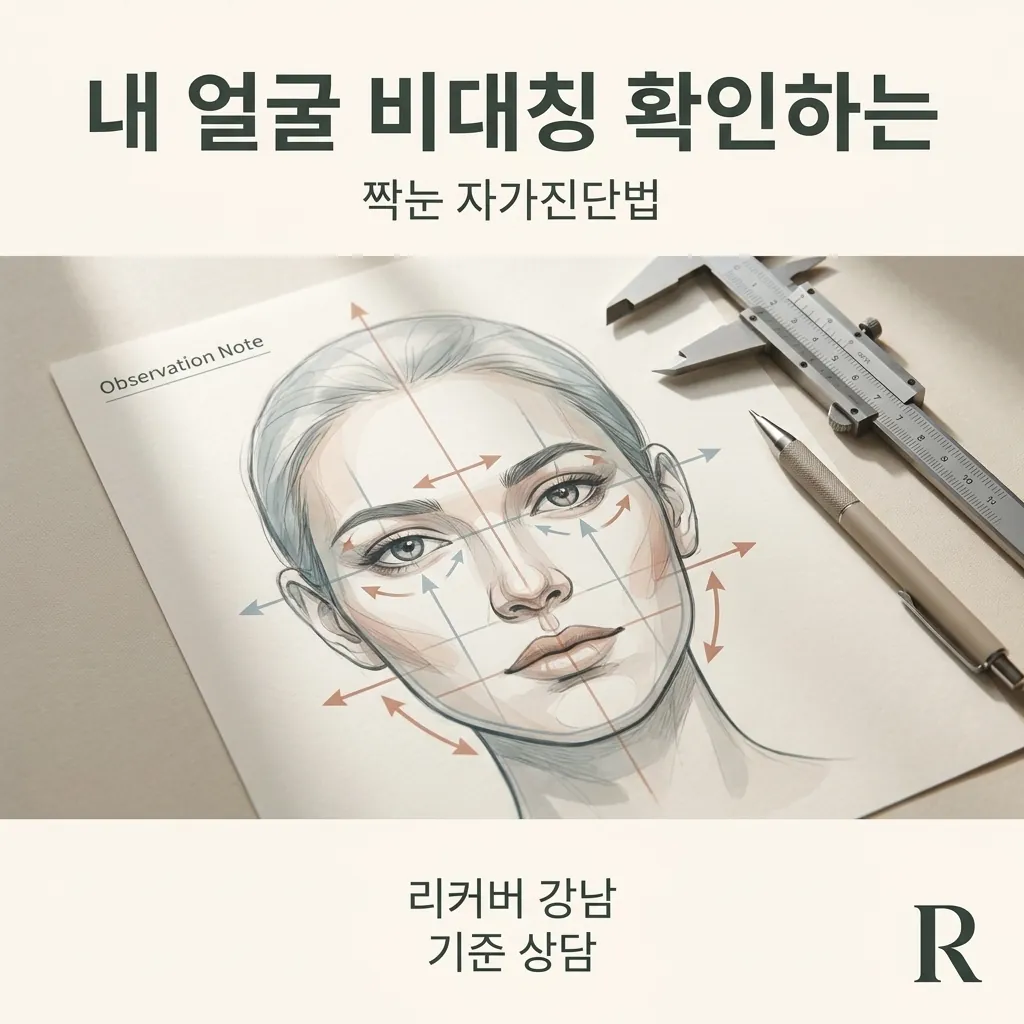 썸네일 - 강남 안면비대칭 교정, 얼굴 볼 때 짝눈 의심된다면 확인해야 할 3가지 얼굴 기준점