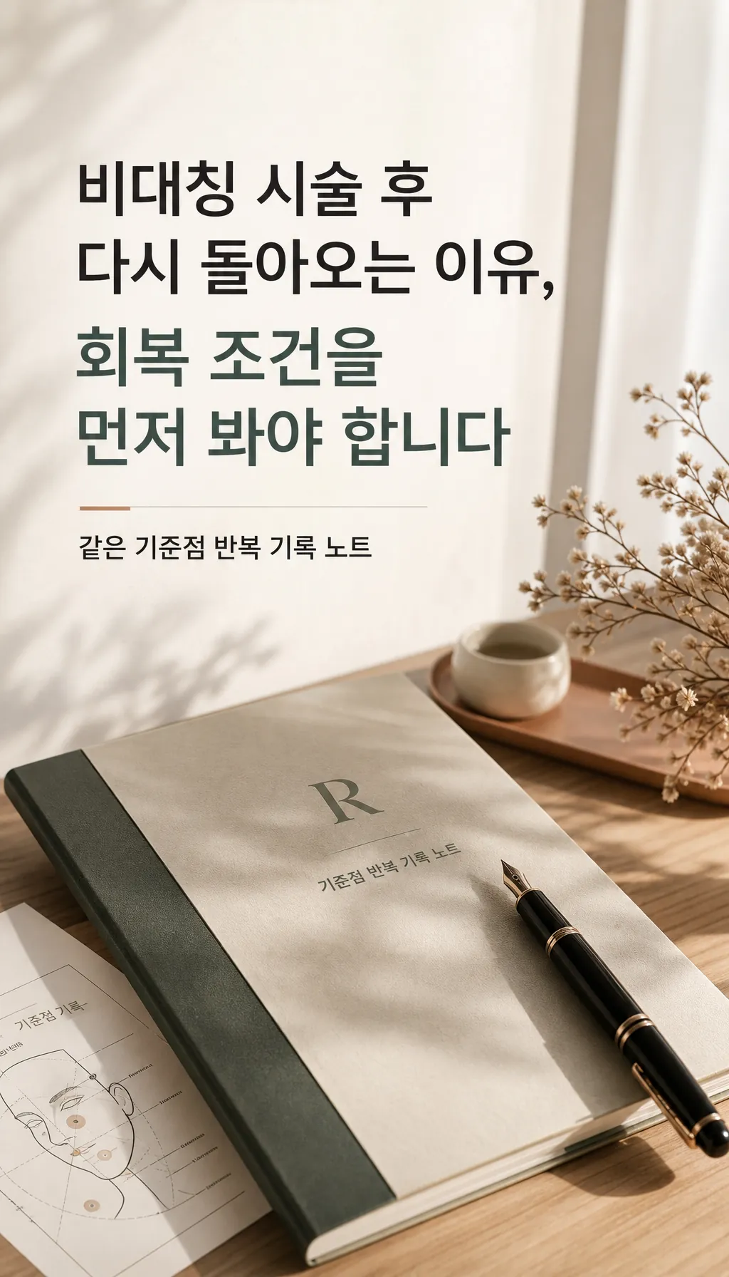 같은 기준점 반복 기록 노트