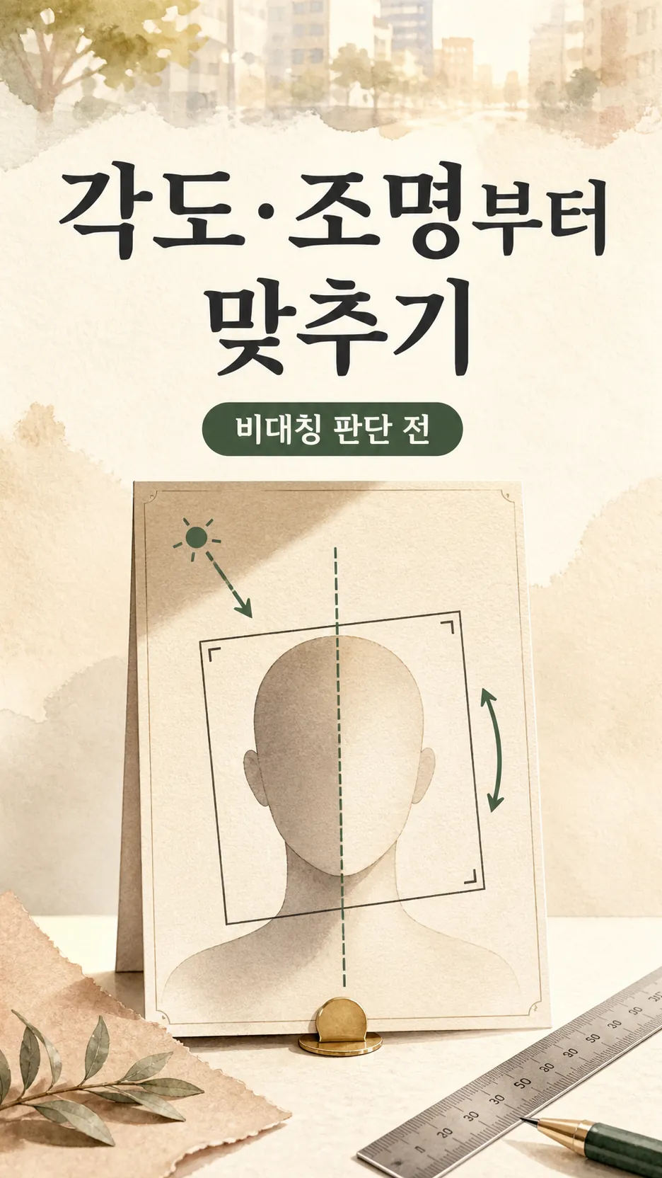 창가 아이보리 빛 정물 마무리