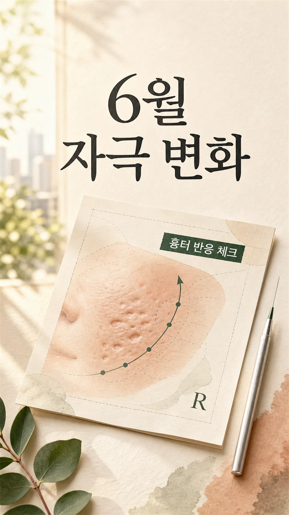 아이보리 햇살이 드는 초여름 창가 정서