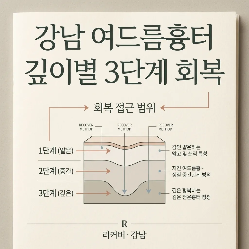 썸네일 - 강남 여드름패인흉터 깊이별 분류, 새살침 접근 범위 결정짓는 3단계 가이드