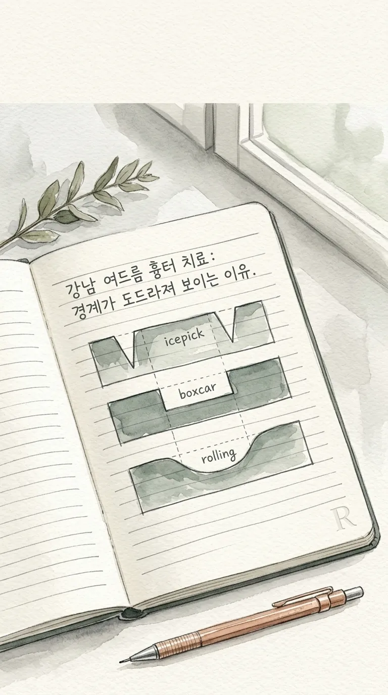 상담 노트 위 펜