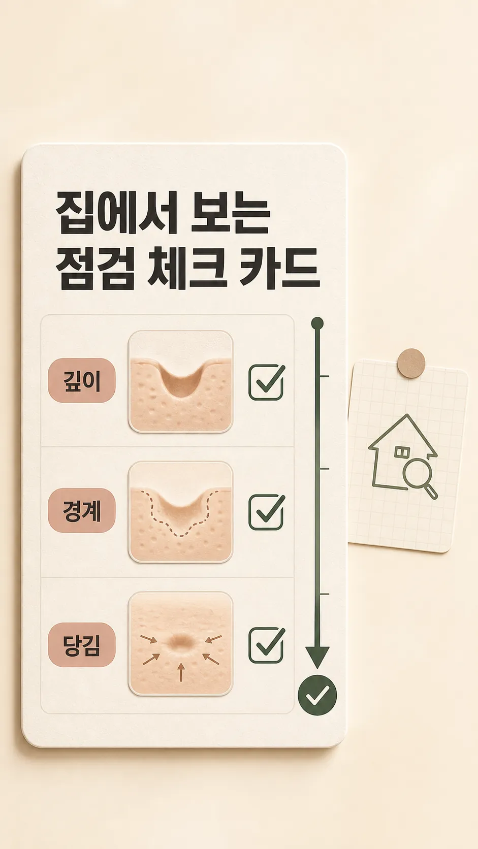 집에서 보는 점검 체크 카드