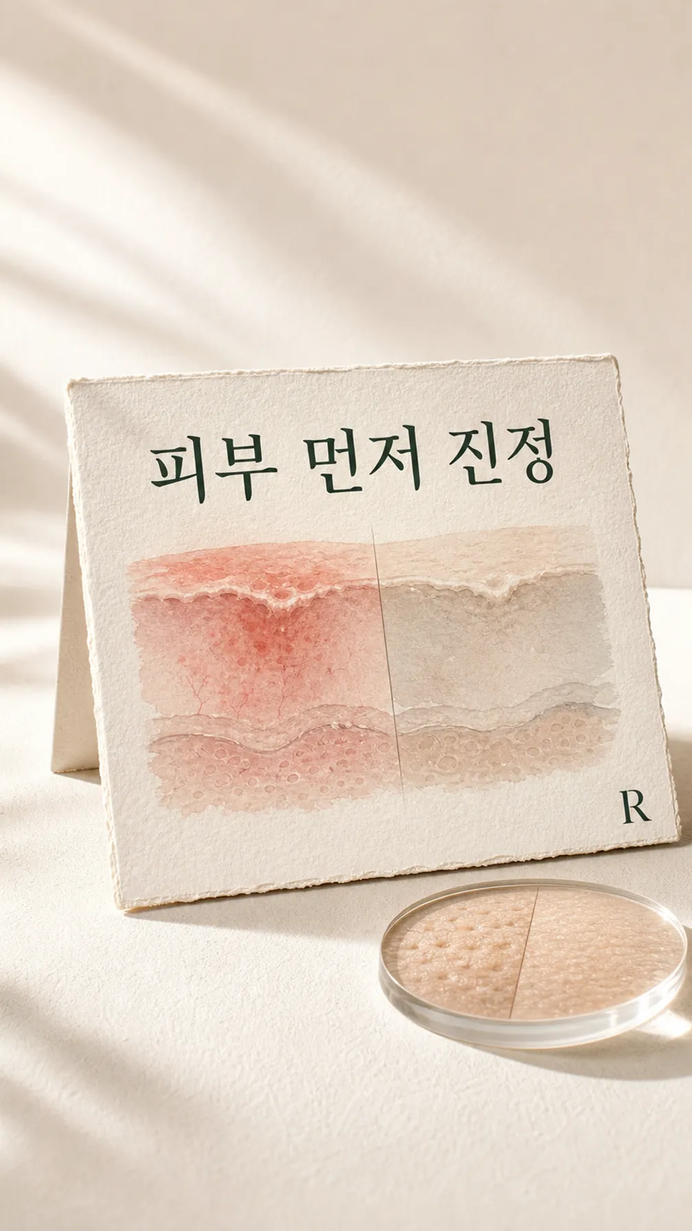 아이보리 무드 창가 정물, 차분한 마무리