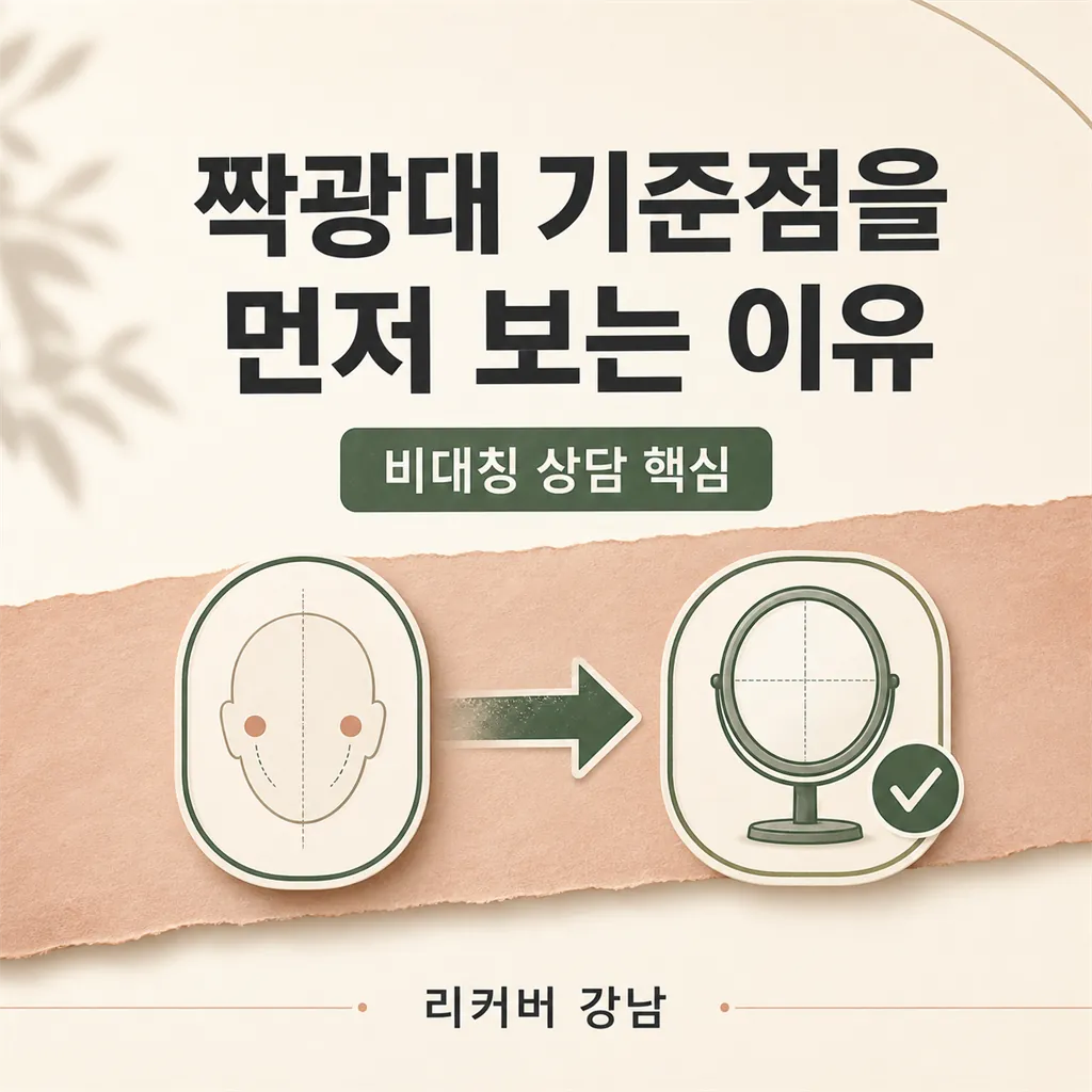 썸네일 - 선릉에서 비대칭 상담할 때 짝광대 기준점을 먼저 보는 까닭