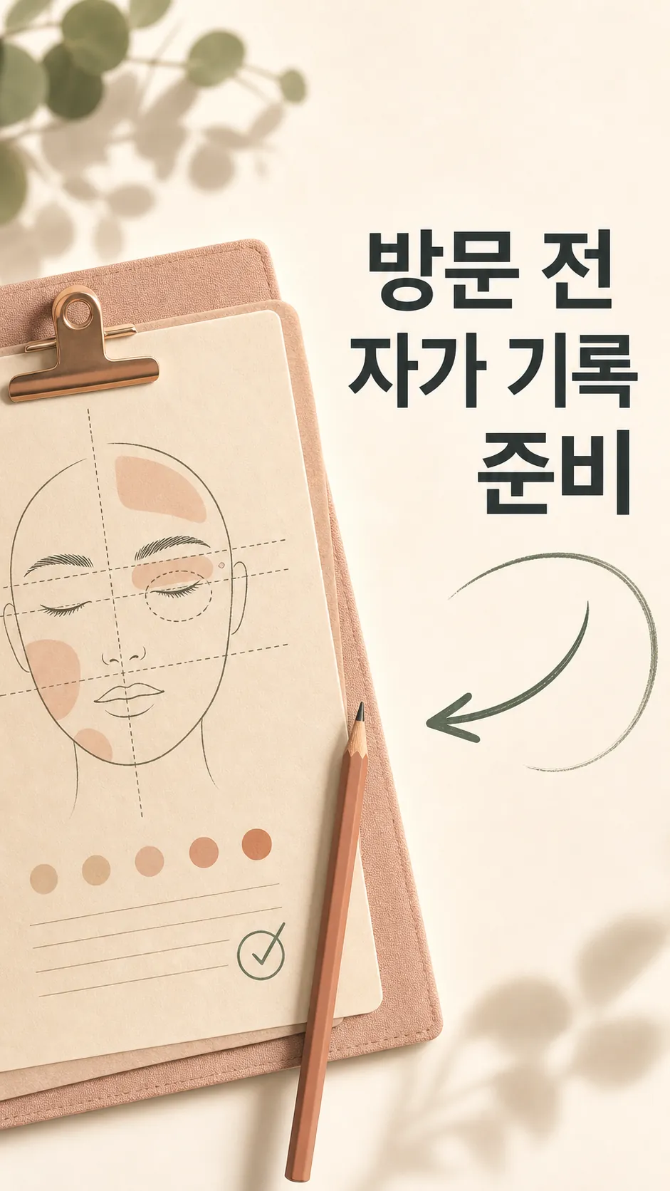 방문 전 자가 기록 준비 체크리스트