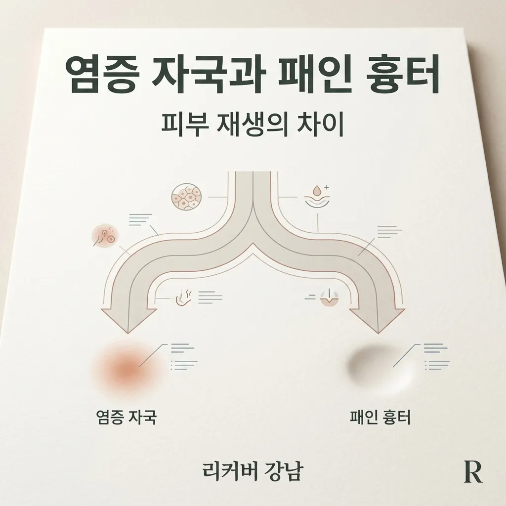 썸네일 - 반복되는 염증 자국, 패인 흉터와 관리법이 다른 이유