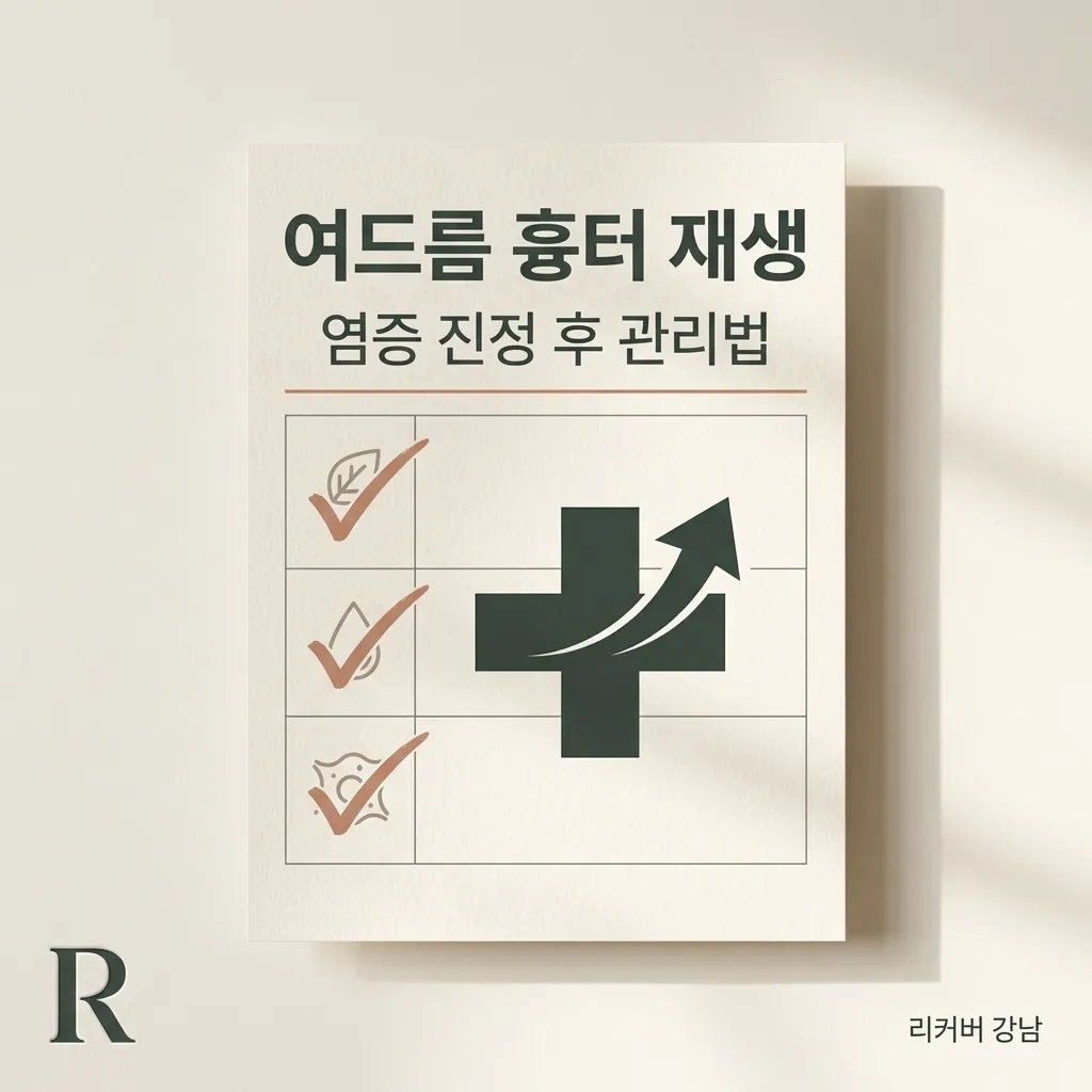 썸네일 - 화농성 여드름 흉터, 염증 진정 후 재생 골든타임 놓치지 마세요
