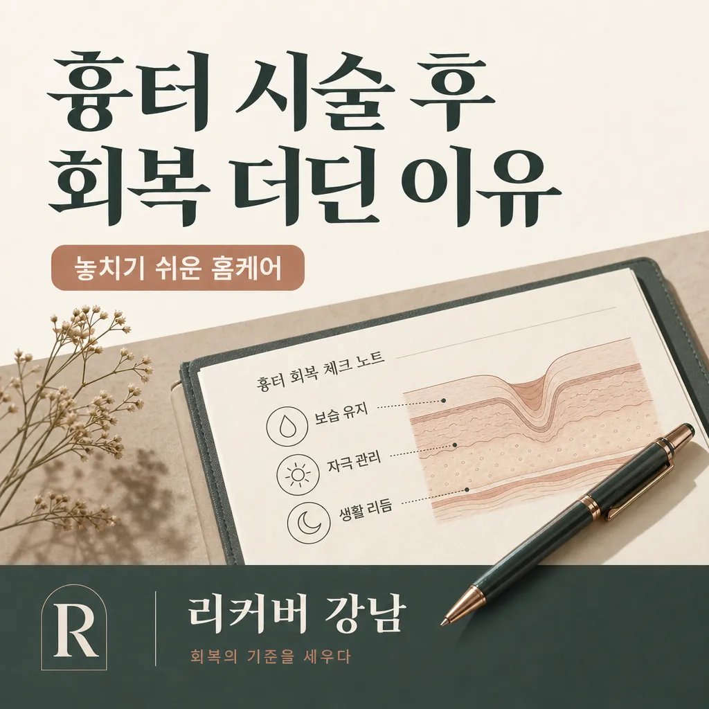 썸네일 - 흉터 시술 후 회복이 더딘 이유, 홈케어에서 놓치는 3가지