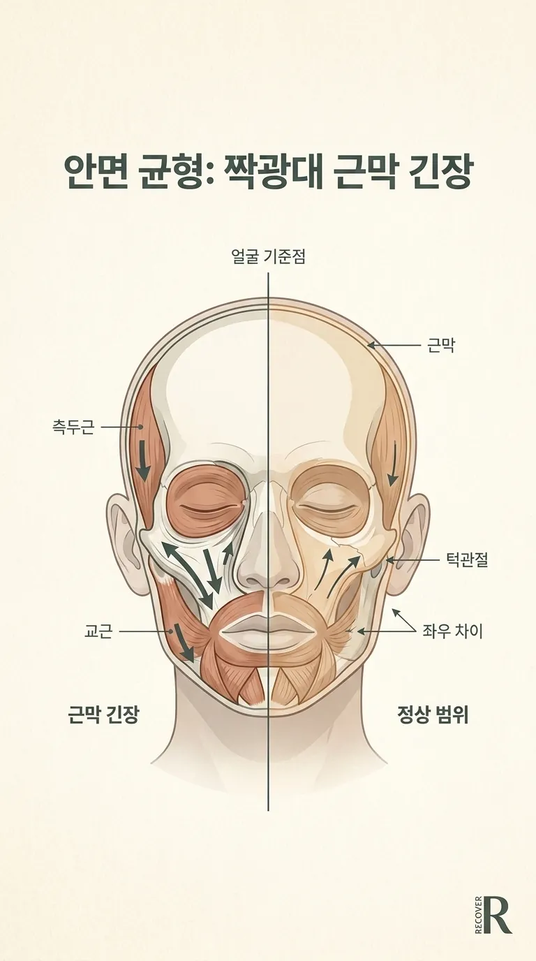 AI 시각화 보조를 통한 얼굴 좌우 기준점 기록
