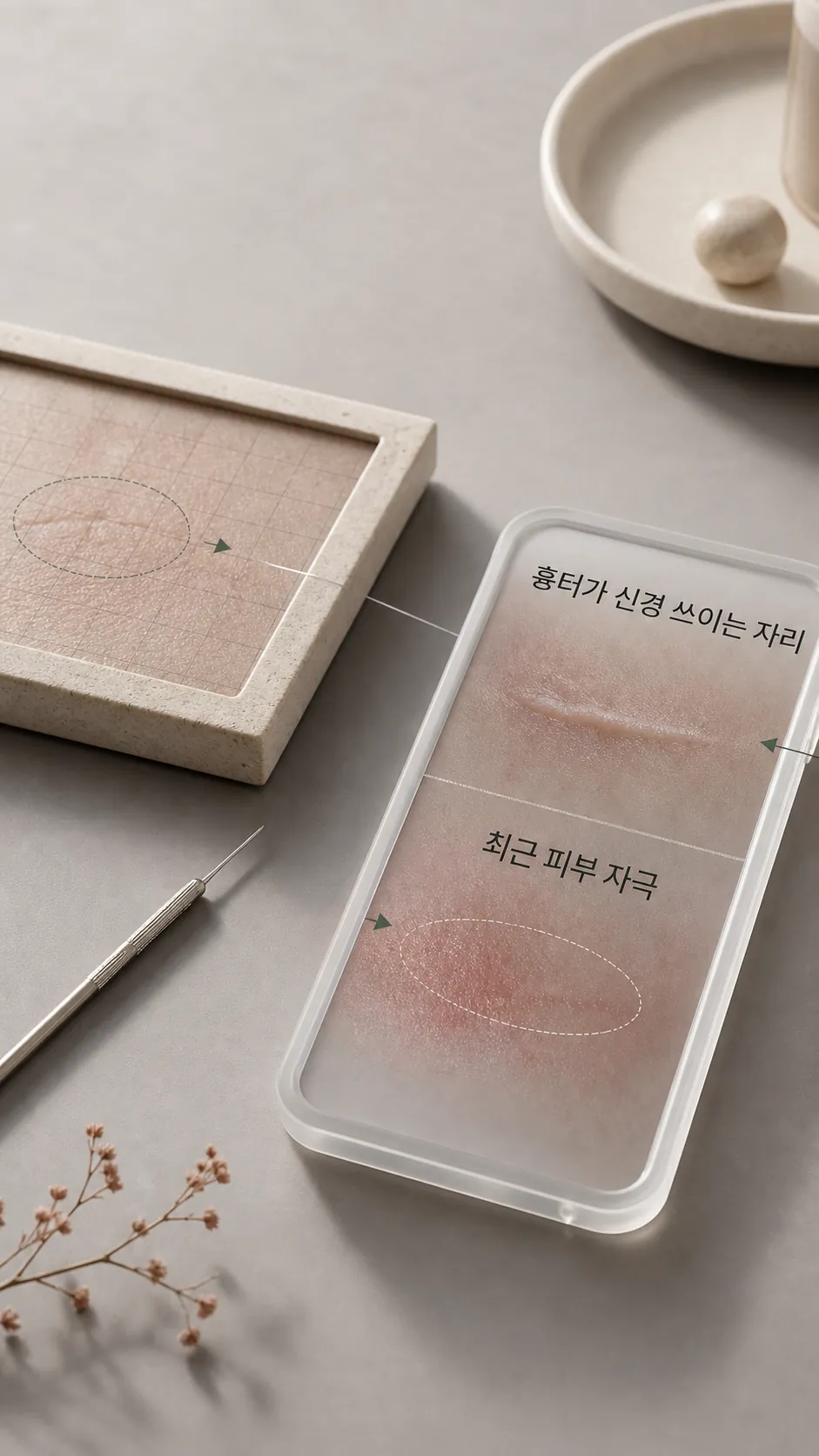기록 비교 장면