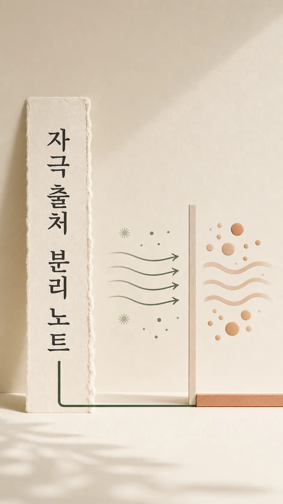 자극 출처 분리 노트