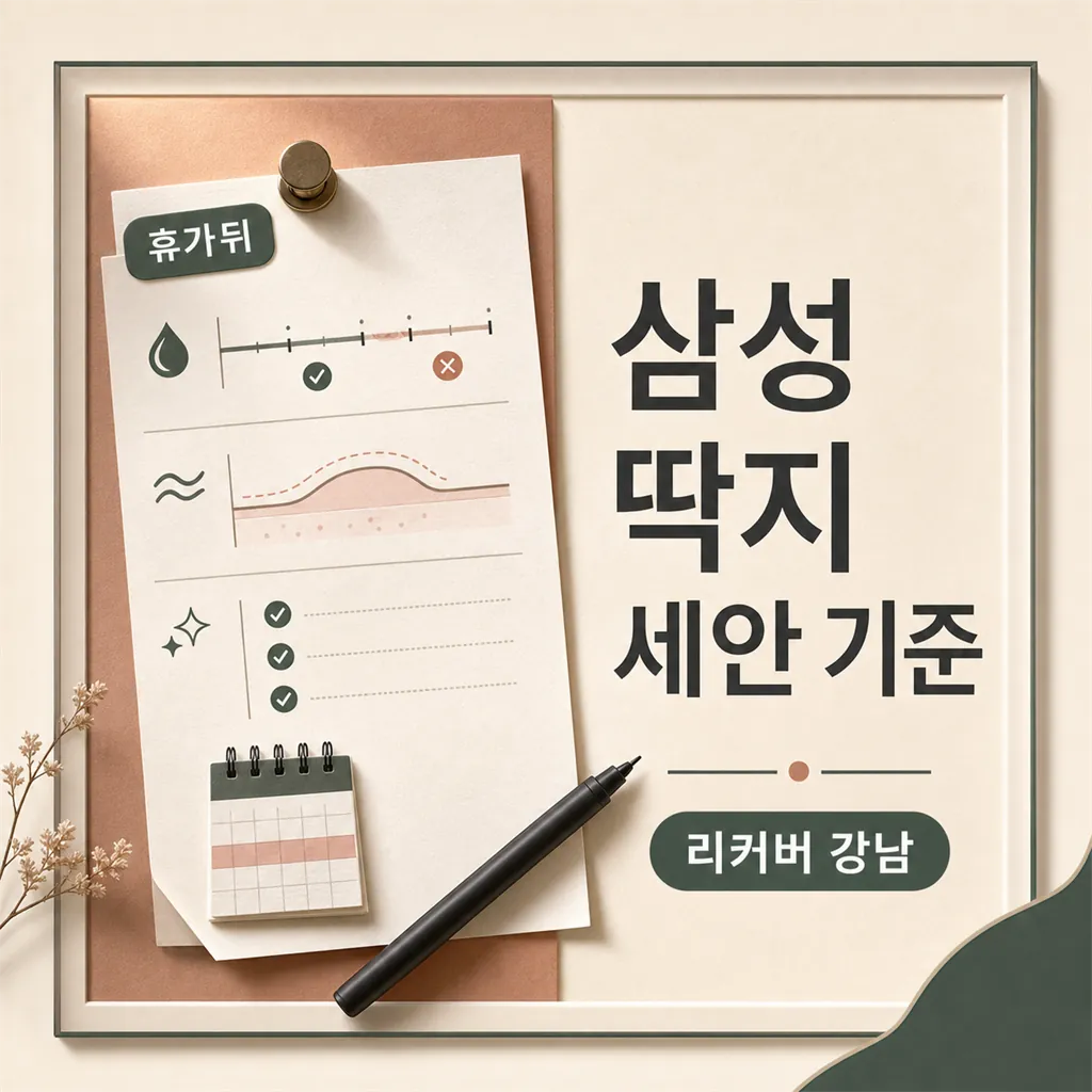 썸네일 - 삼성 생활권 8월 휴가 뒤 딱지 세안 주의