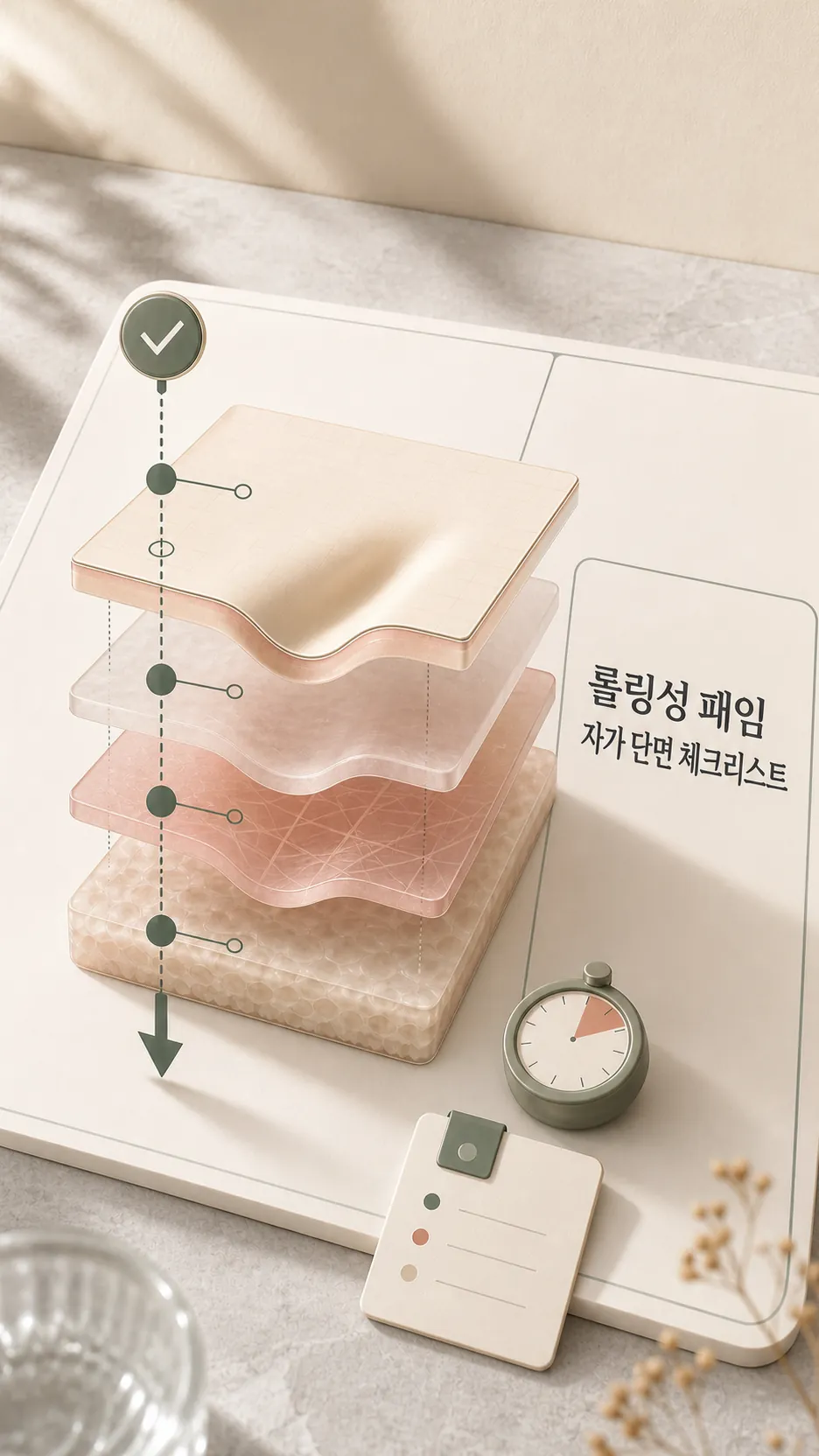 롤링성 패임 자가 단면 체크리스트