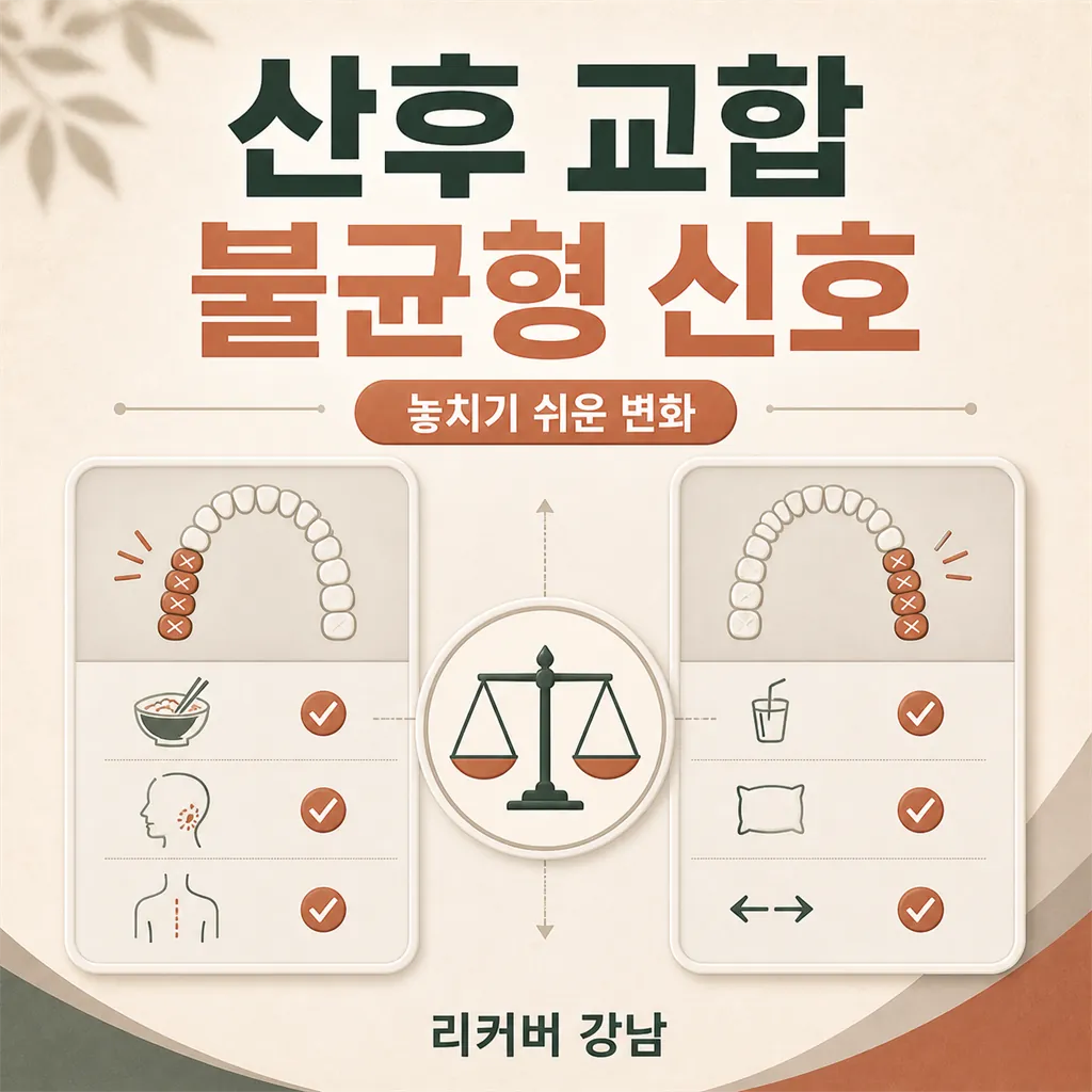 썸네일 - 산후 교합 불균형, 놓치기 쉬운 변화 신호