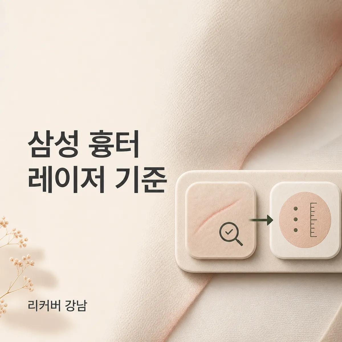 썸네일 - 삼성 생활권에서 흉터 레이저 전 확인할 피부 반응